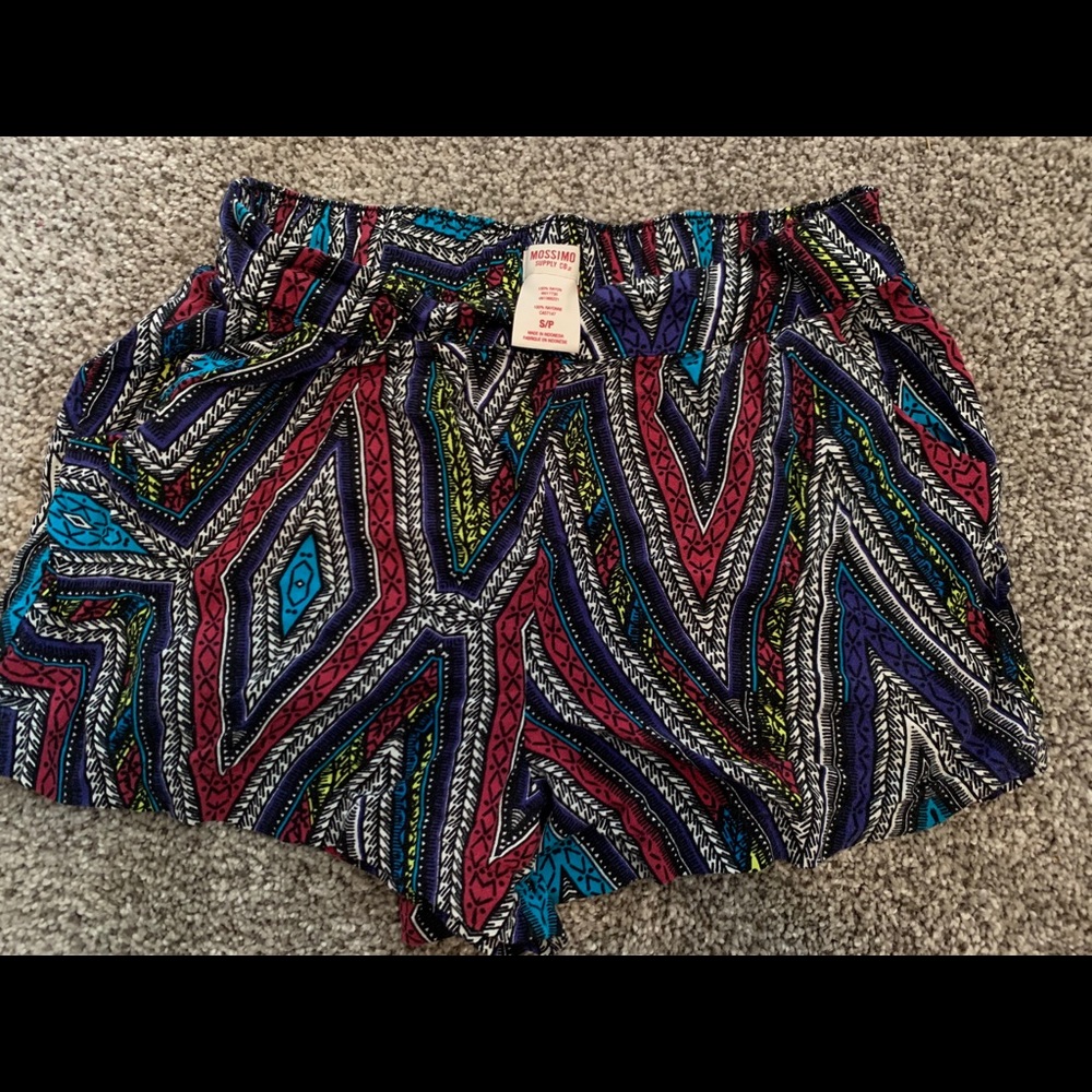 Aztec print shorts
